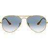 Ray-Ban RB 3026 Occhiali da Sole, Oro (Gold), 62 mm Unisex-Adulto