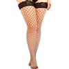Heyjoin Calze a rete da donna a rete, antiscivolo, in silicone, sexy, sopra il ginocchio, per feste, uso quotidiano, Grande griglia, Taglia unica
