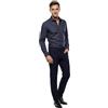 Marvelis Camicia a maniche lunghe Modern Fit con tasca sul petto, chambray, antracite Anthrazit 40