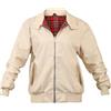 Skytex UK Harrington, giacca classica, stile retrò, disponibile in 10 colori, taglie XS-8XL beige. xxl