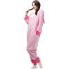 ZKomoL Animali Pigiama Kigurumi Onesie Unisex per Adulti per Feste e Cosplay Costume (M, Rosa Stitch)