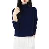 Chanyarn Maglione da Donna 100% Lana Merino Collo Alto 2025 Casual a Maniche Lunghe Senza Cuciture Maglia Maglione