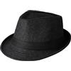 OhMill Cappello da uomo jazz cappello invernale Fedora cappello retrò britannico gentiluomo cappello classico bombetta cappello a bombetta a tesa corta per occasioni formali, Lana Grigio Scuro, Taglia unica
