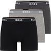 BOSS Boxerbr 3p Power Boxer a Pantaloncino, Open Grey61, XL Uomo