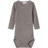 NAME IT Nbfwang Wool Needle LS Body Solid Noos, Satellite, Numeric_74 Donna