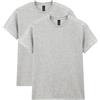 Gildan Gildan T-Shirt da Uomo in Cotone Pesante, Stile G5000, Confezione da 2 Camicia Uomo (Pacco da 2)