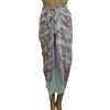 FIKIMOS Costume intero da donna in cotone Sarong (Confezione da 1), bianco-1, Etichettalia unica