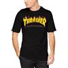 Thrasher TRUTSH05749 T-Shirt, Uomo, Nero (Nero/Fiamme), Large (Taglia Produttore:L)
