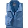 Olymp Uomo Camicia Business a Maniche Lunghe Luxor,Comfort Fit,New Kent,Blau 15,42