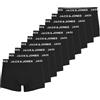 JACK & JONES Jacsolid Trunks 10 Packs, Boxer Uomo, Nero, S