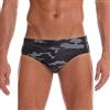 Arcweg Costume Piscina Uomo con Pad Rimovibile e Coulisse Slip e Parigamba da Bagno Pantaloni Corti Elastico a Vita Bassa Nuoto (Mimetico, S)