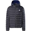 NORTH SAILS Giacca Skye Piumino Uomo con Cappuccio Staccabile Realizzato in micro-ripstop riciclato Imbottitura REPREVE (IT, Testo, XL, Regular, Regular, Asfalto)