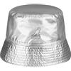 Kangol Cappello Reversibile Rave Sport Bucket Donna/Uomo - da Pescatore con Fodera Estate Primavera/Estate - M (56-57 cm) argente