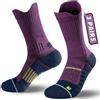 Rahhint Coolmax Compressione 3 Paia Calzini Running Uomo Calze da Corsa Trekking Padel Uomo, Anti-Vesciche & Con Supporto Dell'arco Plantare, 35-51