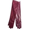 HEAITHpool Guanti in pelle da donna, 50 cm, guanti invernali caldi, guanti semplici da donna, Lilla, M