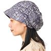 CHARM Cappello Tesa Larga da Sole Donna A Secchiello, Copricapo Chemioterapia Donna Pieghevole, Berretto Cotone Organico Viola