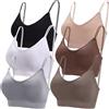 BQTQ 6 Pezzi Reggiseno Sportivi da Donna Reggiseni con Spalline Imbottite Rimovibili Bralette