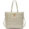 Liu Jo Borsa Liu-jo Sicura tote L ecopelle ad intreccio bianco BS22LJ14 AA2236