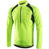 ARSUXEO Maglia da Ciclismo Uomo Manica Lunga Maglia da Mountain Bike Mezza Cerniera Top da Ciclismo Abbigliamento 6031 Verde L