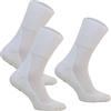 DeoMed Calzini Diabetici Uomo Donna - 3 paia MEDIC DEO COTON Calze senza elastico, extra larghi, Cotone Calzini Sanitari per Diabetici (38-40, 3 paia: Bianca)