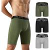 5Mayi Lunghi Uomo Boxer Cotone Mutande Pacco da 3