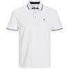 JACK & JONES Mens Paulos Tipped Pique Short Sleeve Polo