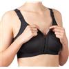 Selene, Reggiseno Donna Post-Operatorio o da Allattamento, con Apertura Frontale, Collezione 8003, Colore Nero, Taglia 4C
