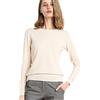 Alloaone Pullover Maglione in cashmere Donna Maglia Basic O-Collo Maglione