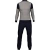 Stexfit - Pigiama Uomo Invernale Nero a manica lunga, Pigiama uomo caldo cotone Interlock, Pigiama uomo cotone Lungo Morbido e Traspirante, Pigiama invernale uomo Perfetto per i mesi Freddi - M
