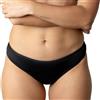 Ecowoman | Costume da Bagno Mestruale Donna | Flusso Medio | Costumi Assorbenti per Ciclo Mare | Costumi a Prova di Perdite e Anti-Odore (IT, Testo, S, Regular, Regular, Nero-Classico)