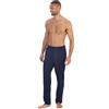 Style It Up Pantaloni da salotto da uomo, in morbido e caldo jersey di cotone, abbigliamento da notte rilassante, Marina Militare, XL