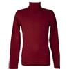 RAGNO Dolcevita Ciclista Collo roulle Uomo Maglia Manica Lunga Caldo e soffice Cotone bio Articolo U262AK BIO Cotton Dolcevita, 250 Granata, 3 - Terza
