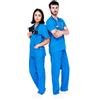 MAZALAT work wear Scrub Medico Donna - Completo Unisex Casacca e Pantaloni | Divise Sanitarie Donna Cotone | Traspirante e Comodo per Medici, Infermieri, OSS e Personale Sanitario