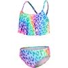Aisyee Costume da bagno per ragazze Bikini per bambini Costume da bagno a due pezzi, Leopardo Multicolore, 13-14 Anni