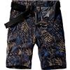 Yukirtiq Pantaloncini Cargo da Uomo con Cintura Bermuda Mimetici Pantaloni Estivi Corti da Uomo Pantaloncino Sportivi Pantaloni da Lavoro Corti