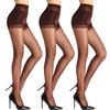WAJIAFAR Pacco da 3 collant donna compressione graduata, 20 denari Semi Opachi contenitivo modellante leggins collant
