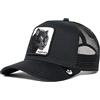 Goorin Bros., The Farm, Cappellino Trucker Unisex, Regolabile, Nero, Motivo Pantera (The Panther), Taglia Unica, Taglia Unica