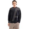 Armani Exchange Limited Edition Maglione a Linea A con Righe Orizzontali e Grande Logo Pull-Over Uomo, Blu marino, L