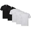 Fruit of the Loom - Iconic Tee, Lightweight Ringspun Tee, 5 Pack, T-Shirt Uomo