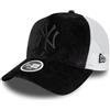 New Era Yankees Trucker Cap Damen MLB Baseball Cap Verstellbar Schwarz - One-Size