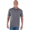 Wrangler Polo Performance Pocket Uomo Manica Corta, Grigio Carbone, L