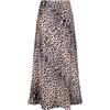 Outoshe - Maxi gonna da donna in raso a vita alta, con elastico nascosto in vita, svasata, S