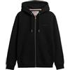 Superdry Essential Logo Zip Hoodie HB Felpa, Nero, XL Uomo
