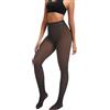 ZFSOCK Collant Termici Donna Invernali: Calzamaglia Foderato in Pile Vita Alta Modellante Effetto Velato Elasticizzati e Morbidi - Calze Curvy con Abiti Gonne e Stivali Nero 1 Paio L