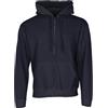 Fruit of the Loom - Zip, Felpa con cappuccio, Uomo, Blu (Deep Navy), XX-Large