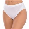 Janira - Slip invisibili in cotone elasticizzato, colore bianco, taglie dalla S alla XL bianco S