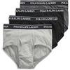Polo Ralph Lauren Slip da Uomo in Cotone dalla vestibilità Classica, Confezione Multipla Disponibile, Andover Heather, Polo Nera, Madison Heather - Confezione da 4, Medium