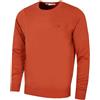 Calvin Klein Maglione Golf Uomo Durevole e Girocollo - Arancione - XXXXL
