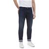 Replay Jeans da Uomo Anbass Slim Fit Hyperflex White Shades con Elasticità