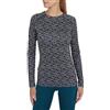 TCA SuperThermal Maglia Termica Donna Sportiva - Maglietta Manica Lunga Invernale - Magliette Termiche - Maglie Invernali - Intimo Termico Tecnico Sci - Nero Grafico, S